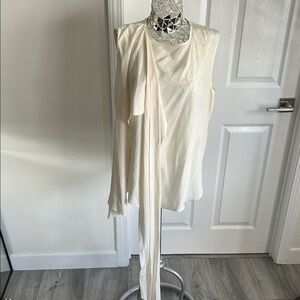 Celine Vintage Y2K Cream Silk Fabric